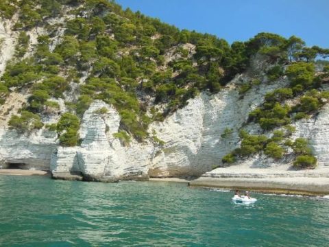 visitare grotte marina Vieste in bacrca